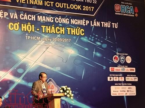 Hội thảo toàn cảnh CNTT Việt Nam là cơ hội cho các doanh nghiệp CNTT hiểu hơn về định hướng xây dựng mô hình, ứng dụng sản phẩm công nghệ theo ngành công nghiệp 4.0.