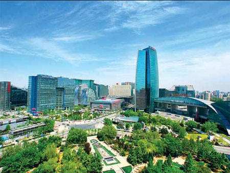 Trung tâm công nghệ cao Zhongguancun. Ảnh: China Daily