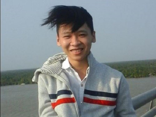 Nguyễn Hữu Trung, tác giả sản phẩm xe diện chạy bằng 2 nguồn năng lượng. Ảnh: NVCC.