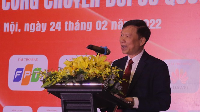 PGS TS Trần Quý Tường - nguyên Cục trưởng Cục CNTT Bộ Y tế, Trưởng ban vận động thành lập Hội Tin học Y tế Việt Nam