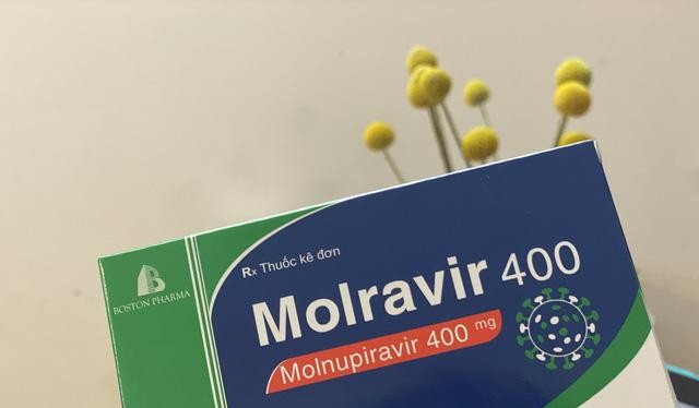 Thuốc Molnupiravir điều trị COVID-19 (ảnh Minh Thuý)