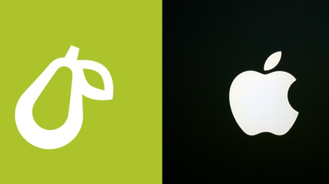 Cuộc chiến thương hiệu giữa “Táo” (Apple) và “Lê” (Prepear) tiếp tục leo thang. (Ảnh: Apple Insider)