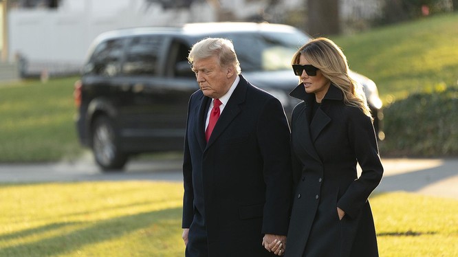 Tổng thống Trump và vợ - bà Melania Trump. Ảnh: People