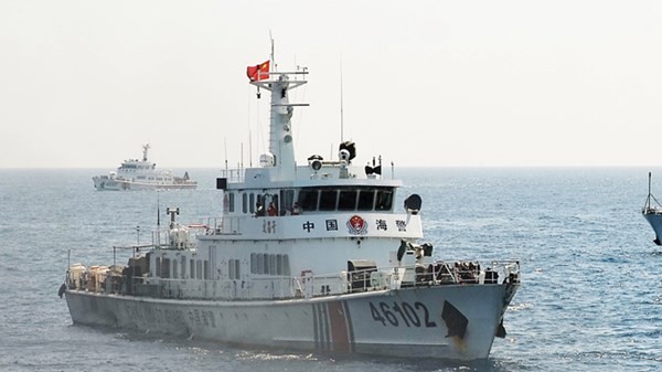 Tàu hải cảnh số hiệu 46102 của Trung Quốc nghi đâm chìm tàu cá ngư dân Quảng Ngãi