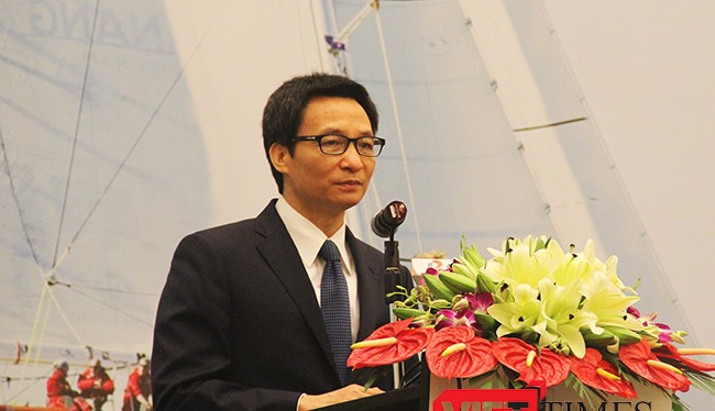 Phó thủ tướng Chính phủ Việt Nam Vũ Đức Đam phát biểu tại sự kiện