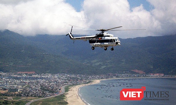Để chuẩn bị tốt nhất cho APEC diễn ra tại Đà Nẵng, Quân khu V đã bố trí 1 trực thăng tại bán đảo Sơn Trà sẵn sàng tham gia để vận chuyển và cấp cứu bệnh nhân khi cần.