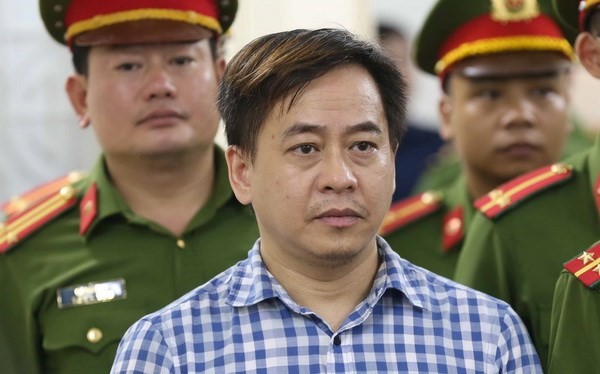 Phan Văn Anh Vũ bị TAND Hà Nội tuyên phạt 9 năm tù tại phiên xử cuối tháng 7 vừa qua. Ảnh: TTXVN