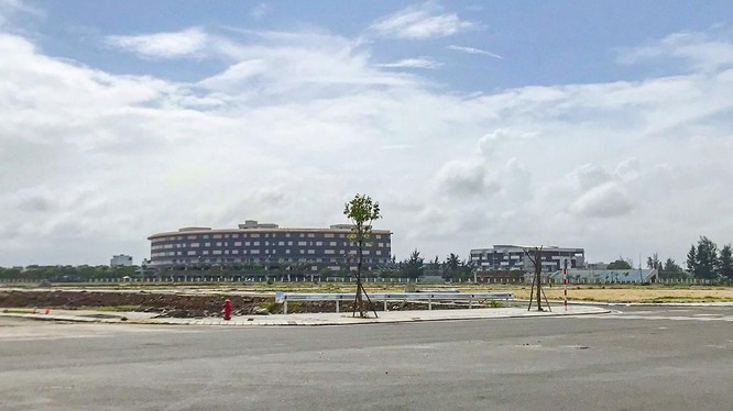 Một góc Khu đô thị công nghệ FPT tại phường Hòa Hải, quận Ngũ Hành Sơn TP Đà Nẵng (ảnh VH) 