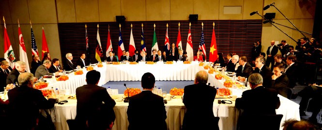 Toàn cảnh cuộc gặp cấp cao TPP tại Bắc Kinh năm 2014 - Ảnh: Giản Thanh Sơn