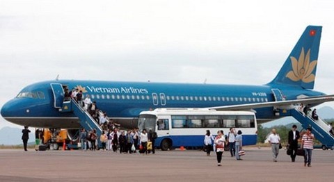 Máy bay của Vietnam Airlines hạ cánh an toàn. ảnh minh họa 