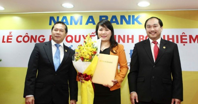 Bà Lương Thị Cẩm Tú - Tân tổng giám đốc Nam A Bank.