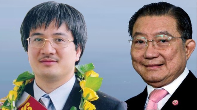 Sau khi bán phần lớn cổ phần cho tập đoàn của tỷ phú Thái Lan, ông Phạm Đình Đoàn (trái) vẫn giữ vị trí Tổng giám đốc của Phú Thái