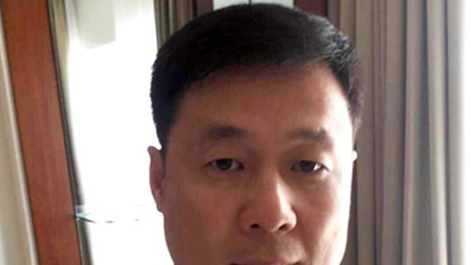 Yin Wen Sheng khi đang làm việc tại công an tỉnh Khánh Hòa - Ảnh: Hồ sơ điều tra của công an