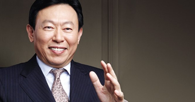 Chủ tịch tập đoàn Lotte Shin Dong-bin. Ảnh: Newsworld