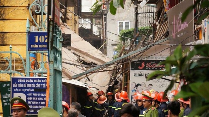 Nguyên nhân vụ sập khu biệt thự Pháp cổ số 107 phố Trần Hưng Đạo đang được điều tra, làm rõ