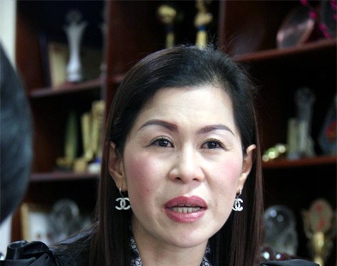 Nữ doanh nhân Hà Thúy Linh.