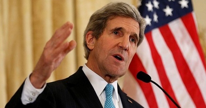 Ngọa trưởng Mỹ John Kerry. Ảnh: AP