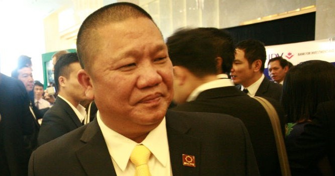 Ông Lê Phước Vũ, Chủ tịch tập đoàn Hoa Sen. Ảnh: Quang Sơn
