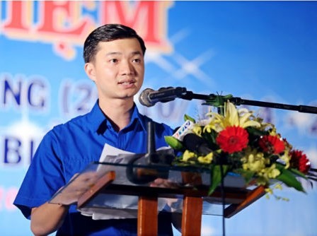 Ông Nguyễn Minh Triết là người trẻ tuổi nhất được bầu vào Ban Chấp hành Đảng bộ tỉnh Bình Định. Ảnh: Tư liệu 