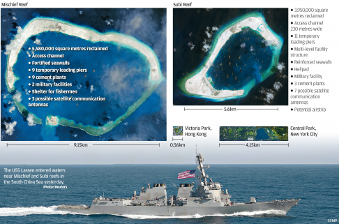 Khu trục hạm USS Lassen thách thức yêu sách chủ quyền phi lý của Trung Quốc ở Biển Đông