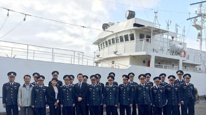 Tàu tuần tra đầu tiên do Nhật Bản viện trợ cho Cảnh sát biển Việt Nam, tại Đà Nẵng ngày 5.2.2015 - Ảnh: Cảnh sát biển Việt Nam