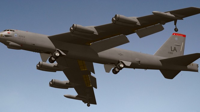 Một chiếc "pháo đài bay" B-52 của quân đội Mỹ 