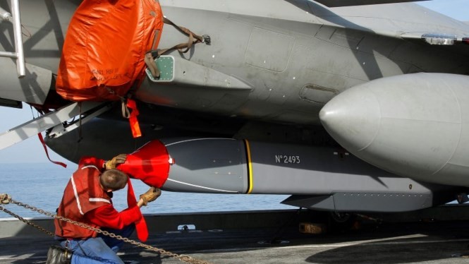 Tên lửa hành trình Scalp được Pháp sử dụng lần đầu ngày 15.12 diệt phiến quân IS ở Iraq - Ảnh: Reuters