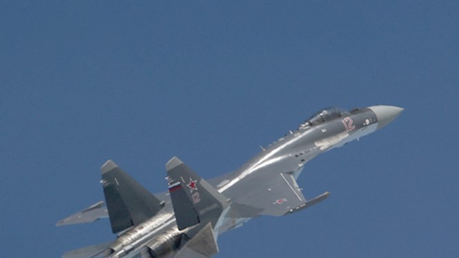 Tiêm kích đa năng Su-35S của Không quân Nga - Ảnh: Bộ Quốc phòng Nga