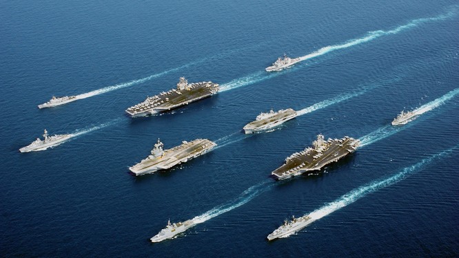 Cụm tác chiến tàu sân bay Mỹ luôn thường trực tại khu vực châu Á-Thái Bình Dương