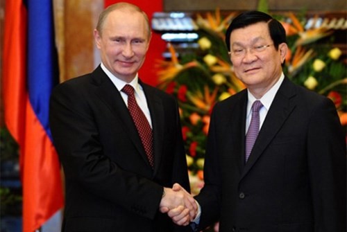Tổng thống Putin và Chủ tịch nước Trương Tấn Sang