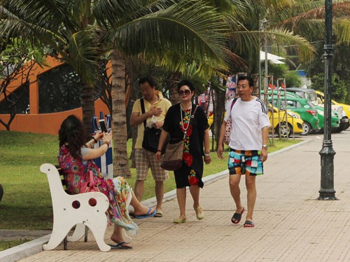 Du khách Trung Quốc xuất hiện ngày càng nhiều ở TP Nha Trang, tỉnh Khánh Hòa