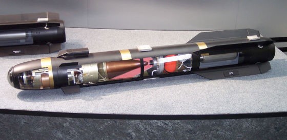 Tên lửa chống tăng có điều khiển AGM-114К Hellfire II ở dạng cắt bổ (defenseindustrydaily.com)