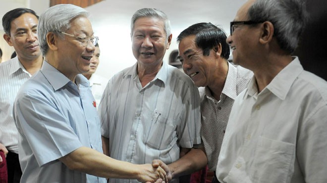 Tổng Bí thư Nguyễn Phú Trọng luôn gần gũi với nhân dân