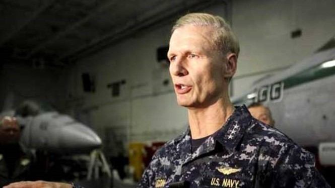 Phó Đô đốc Joseph Aucoin, Tư lệnh Hạm đội 7 Hải quân Mỹ - Ảnh: Reuters
