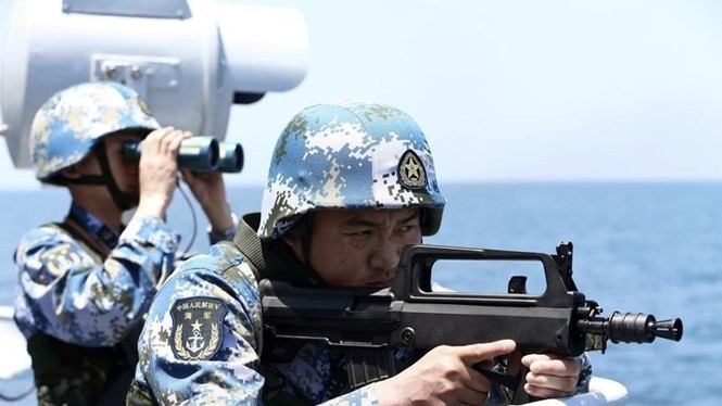 Trung Quốc được cho là đã có kế hoạch cho mọi kịch bản chiến tranh ở Biển Đông - Ảnh: Reuters