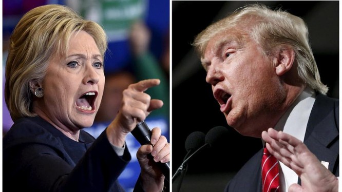 Bà Hillary và ông Trump đang dẫn đầu cuộc đua của hai đảng