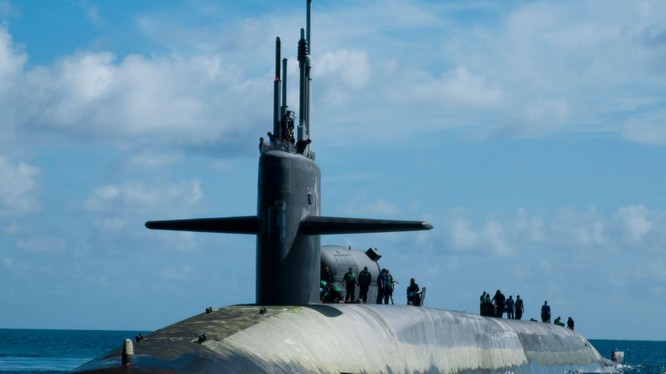 Tàu ngầm hạt nhân Ohio mang tên lửa đạn đạo của Mỹ