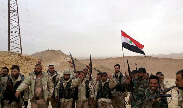 Quân đội Syria mừng chiến thắng tại Palmyra