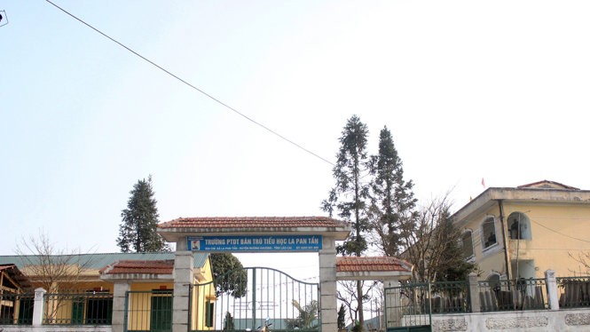 Trường tiểu học bán trú La Pan Tẩn - Ảnh: Hoàng Giang
