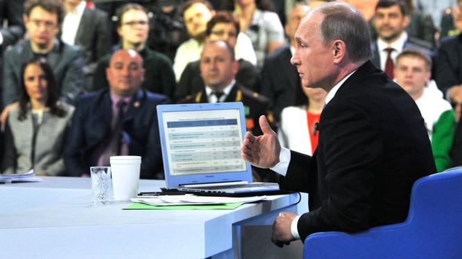Ông Putin chuẩn bị giao lưu trực tuyến với người dân Nga