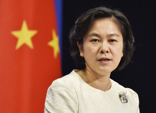 Bà Hoa Xuân Doanh, phát ngôn viên Bộ Ngoại giao Trung Quốc. Ảnh: AAP