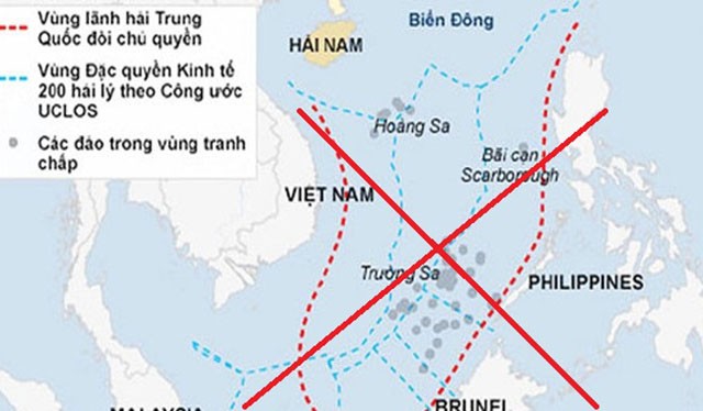 Đường lưỡi bò phi pháp của Trung Quốc ở Biển Đông bị thế giới lên án