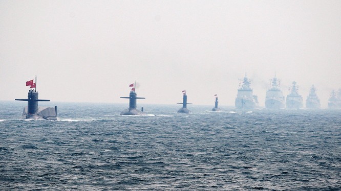 Hải quân Trung Quốc gần đây liên tục tập trận, gây căng thẳng khu vực