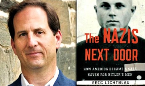 Nhà báo Eric Lichtblau và cuốn sách “The Nazis next door”.