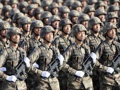 Ngân sách quốc phòng Trung Quốc đã có mức tăng trưởng 2 con số trong 4 năm qua