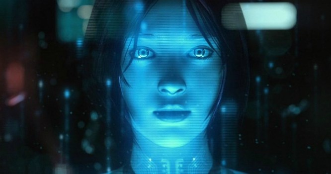 Cortana - cô trợ lý thông minh trên di động của Microsoft. 