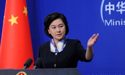 Bà Hoa Xuân Doanh, người phát ngôn Bộ Ngoại giao Trung Quốc. Ảnh: fmprc.gov.cn.