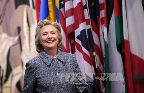 Cựu Ngoại trưởng Mỹ Hillary Clinton. Ảnh: AFP/TTXVN