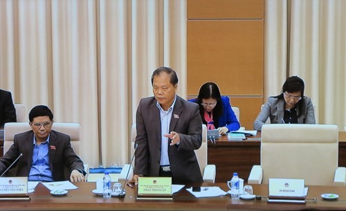 Chủ nhiệm Ủy ban Pháp luật Phan Trung Lý không đồng tình với một số "chỉ tiêu" về chống oan sai - Ảnh: Trường Sơn