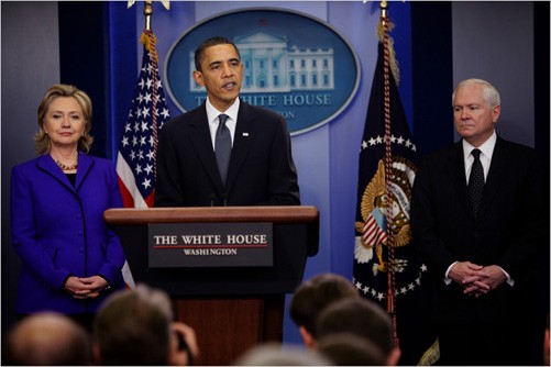 Tổng thống Mỹ Barack Obama phát biểu tại Nhà Trắng về START mới với Nga.